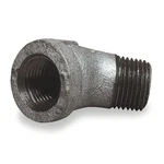 4" Fnpt X Mnpt Galvanized 45 Degree Street Elbow, 2wj19. Fixed Price $95.89.
