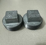 Lot Of 2 New Plug Galvanized Iron In 511-808hn Southland. Fixed Price $16.40.