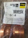 Viega 20728 Propress Coupling 2-1/2" X P1 P2 Coup W/ Stop New In Bag. Fixed Price $45.00.