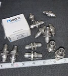 10 Pack Legris 3616 08 00 Bulkhead Unions 5/16"( 8mm ) Tube To Connectors. Fixed Price $47.85.