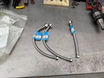 Eastman Steel-flex 3/8" Supply Line - 12", 48088 (2x) & 9" 48087 (1x) 3 Total. Fixed Price $25.00.