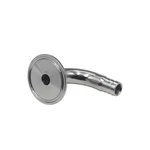 Tri Clamp 1.5" X 1/2" Barb W/ 90 Degree Elbow Stainless Stee 304 Sanitary Hose B. Fixed Price $22.00.