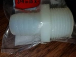 Lot Of 5 Everbilt 3/4" Id X Mip Nylon Adapter Fitting A-590. Fixed Price $17.99.