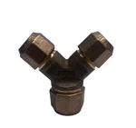 Y Branch Brass Mueller H-15343n Two Branch-short Body Connection Cts O.d.. Fixed Price $78.29.