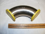 A3 90 Degree Elbow Sanitary Stainless Steel Tri Clamp End 304 2 1/2" Nos. Fixed Price $18.74.