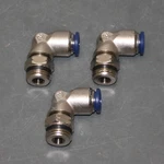 (3) Aignep Swivel Elbow 87110-08-08, 1/2" Od Tube X Npt, Push To Connect. Fixed Price $24.95.