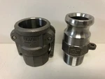 New! Dixon Andrews 1" Npt Stainless Coupling Coupler Set 100-d-ss. Fixed Price $29.95.
