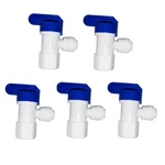 Malida 1/4 Inch Tank Ball Valve Water Purifiers Tube Quick Connector Fittings.... Fixed Price $13.23.