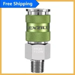 High Flow 1/4" Coupler With Push-to-connect, Suitable For 300 Psi Systems. Fixed Price $22.79.