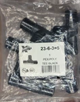 10 Piece Pack Xfitting 1 Pex Poly Tee Black 23-6-3=5. Fixed Price $35.33.