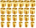 Whk 24 Pcs Brass Hex Pipe Plug Fittings Kits,brass Plugs Fitting Assortment 1.... Fixed Price $32.72.