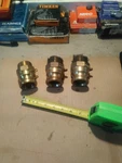 Qty. 3) 1.5" Male Camlock X Mnpt Brass Pipe Fitting. F 1.5 150-f-br. Fixed Price $48.87.