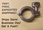Dixon 13mhhm100-150 Ss Single Pin Heavy Duty Clamp; Free Same Day Shipping!. Fixed Price $19.94.