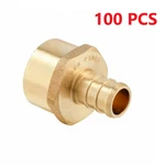 Efield 100 Pcs 1/2" Pex X Female Npt Adapter Brass Crimp Fitting. Fixed Price $139.99.