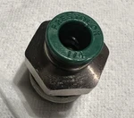 New-no Box; Parker W68plp-4-6 Brass Male Connectors 1/4"ptc X 3/8np Prestolok. Fixed Price $21.99.