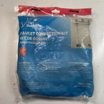 New, Sealed Sharkbite Push-to-connect 1/2" Faucet Installation Kit, #25087. Fixed Price $18.99.