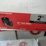 Charlotte Pipe 2 In. Hub X 90 Deg. Sanitary Abs Elbow (1/4 Bend) Pack Of 20. Fixed Price $40.00.