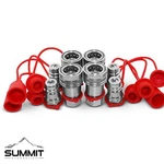 1/2" Ag Hydraulic Quick Connect Couplers Couplings, Poppet Pioneer Style 4 Sets. Fixed Price $64.95.