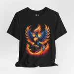 The Midnight Phoenix - Premium Jersey Cotton Graphic Tee Robert August. Fixed Price $29.99.