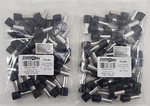 Lot Of 2 The Install Bay Frl4bk Black Barrel 4 Awg Copper Ferrules - 50 Per Bag. Fixed Price $28.95.