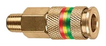 Tru-flate 13-513 300 Psi Gold Heavy Duty Brass Universal Coupler 1/4 Mnpt In.. Fixed Price $10.46.