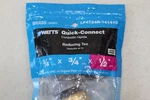 Watts Lf4724r-141410 Brass Quick Connect Reducing Tee 3/4"x3/4"x1/2". Fixed Price $19.99.