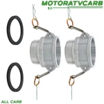 All-carb 2 Pack 3" Plug 3"npt Male Type B Aluminum Cam And Groove Hose Fitting. Fixed Price $27.88.