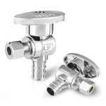 (pack Of 2) Efield 1/4 Turn Angle Stop Valve 3/8" Od Compression X Pack 2. Fixed Price $29.99.
