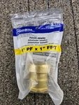 (qty 2) Jones Stephens C77416lf Plumbite Female Push-on Adapter 1" Pf X Fpt. Fixed Price $27.68.