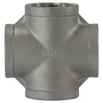 Cross 1-1/2" Npt Class 150 Cast 304 Stainless Steel Threaded Pipe Fitting. Fixed Price $33.97.