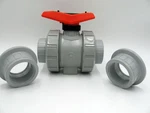 Gf Piping Systems Inline True Union Cpvc Fnpt Ball Valve 2" Pipe Size 163546347. Fixed Price $95.95.