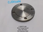 3" Brite Line Blind Raised Face Flange 150 Class 304 Ss Made In India (used).. Fixed Price $17.80.