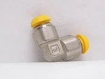 192139 New-no Box; Parker Epb6 Brass Prestolok Union Elbow 90deg; 6mm Tube. Fixed Price $11.52.