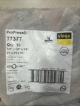 Viega Propress 77377 Tee 1/2" X Copper Fitting Bag Of 10. Fixed Price $42.39.