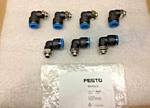 Festo 186351 Qsl-g1/4-12 Push-in L Fitting Set Of 7 New In Pkg. Fixed Price $40.00.