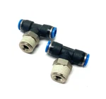 Festo Qst-3/8-8 Push-in Run Tee Fitting 3/8" Thread 8mm Tube 130799 Lot Of 2. Fixed Price $13.77.