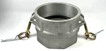 4" X Coupler Fnpt Aluminum Cam & Groove Coupling 4d - Brass Arms. Fixed Price $21.24.