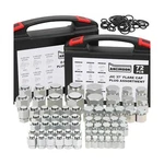 144pcs Hydraulic Jic 37 Degree And Orfs Flat Face Cap Plug Assortment Kit.... Fixed Price $150.04.