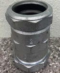 Jones Stephens Compression Coupling Long Pattern Malleable Iron 2" Ips X 4-1/2". Fixed Price $25.00.