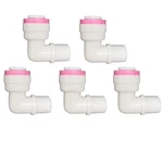 Malida Elbow 1/8" Male Check Valve Quick To 1/4",. Fixed Price $10.52.