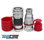 3/4 Npt Thread Flat Face High Flow Quick Connect Hydraulic Coupler Coupling Tl52. Fixed Price $113.35.