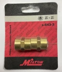 Milton S-643-3 3/8 Female Npt 3/8" Fnpt Hex Coupling Hose Fitting - Pack Of 2. Fixed Price $12.95.