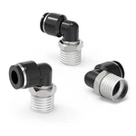 Etermutable 3packs 1/2" Od Tube X 1/8" Npt 1/2"od-1/8"npt(3packs), Black. Fixed Price $10.90.