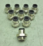 10 Pack Parker Legris 3101 06 13 Male Connector 6mm Tube Size Nylon Black. Fixed Price $32.99.
