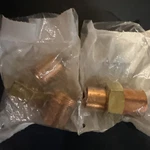 2x Nibco 633w 3/4 Union, Wrot Copper, 3/4" Tube, Cxc - Sweat X (solder). Fixed Price $20.00.