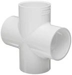 Spears 420 Series Pvc Pipe Fitting, Cross, Schedule 40, 3/4" Socket. Fixed Price $11.59.