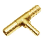 Joywayus Barb Reducer 3/8"x 1/4"x 3/8" Id Hose,reducing Tee 3 Way Union Brass.... Fixed Price $14.99.