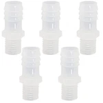 Anptght Plastic Hose Barb Fitting, 1" X 3/4 Npt Male Thread, White. Fixed Price $14.10.
