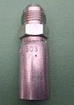 Eaton Weatherhead Crimp Fitting 06u-508 3/8" Hose X 1/2" Jic Male. Fixed Price $4.50.