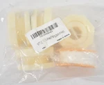 Horiznext Npt1/2 Abs Bulkhead Fittings 4 Piece Plastic Pipe Connector For Garden. Fixed Price $8.40.